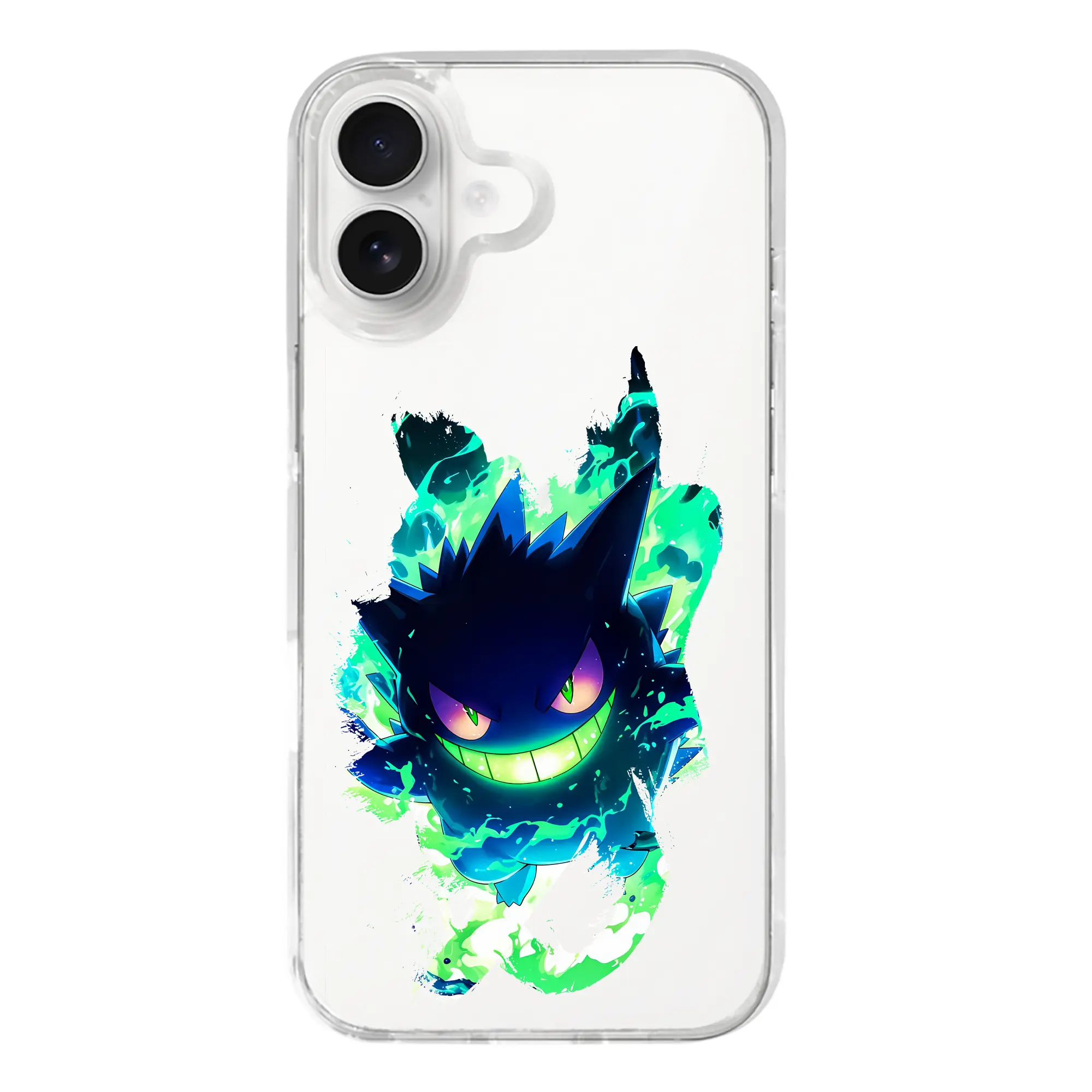 ポケモン グッズ,ゲンガー - iPhone 17シリーズ 透明スマホケース – 薄型・耐衝撃・精密フィット保護カバー